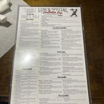 ShoeBooties Cafe - Lunch Menu - American Near Me - Murphy, North Carolina