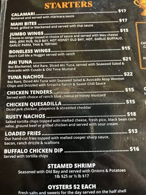 Menu photo 4 The Rusty Cup Bethany Beach, DE
