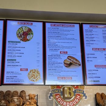 Boudin SF - Menu - Bakeries Near Me - Corte Madera, California
