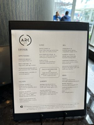 Menu photo 3 ARC Restaurant Vancouver, BC Menu photo 3 ARC Restaurant Vancouver, BC