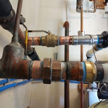 Building Craft - Union and ball valve replacement, I didn't do the original plumbing . - Plumbing Near Me