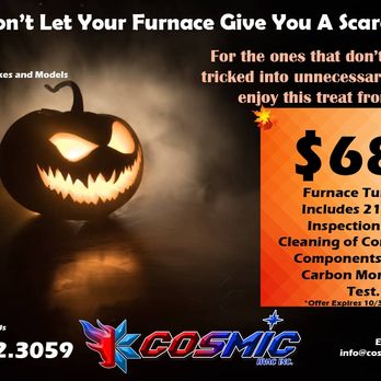 Cosmic HVAC - Take advantage of our fall special for furnace tune up! - Heating & Air Conditioning/HVAC Near Me - Chicago, Illinois Cosmic HVAC - Take advantage of our fall special for furnace tune up! - Heating & Air Conditioning/HVAC Near Me - Chicago, Illinois