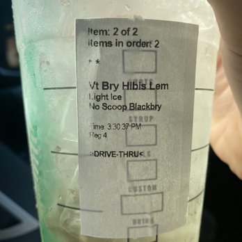 Starbucks - Didn't order lemonade in my drink but they decided to put it in anyways - Coffee & Tea Near Me - Moraga, California