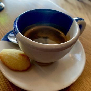 La Garrigue - Espresso with a complimentary madeleine - French Near Me - Edinburgh, EDH La Garrigue - Espresso with a complimentary madeleine - French Near Me - Edinburgh, EDH