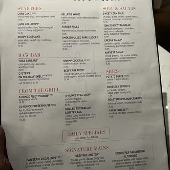 Ramsay's Kitchen at The Silver Legacy - Menu - American Near Me - Reno, Nevada