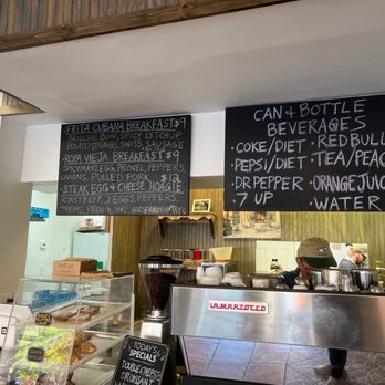 Cafe Miami - menus on the wall above the counter - Sandwiches Near Me - St. Louis, Missouri