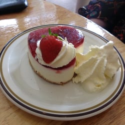 Saporito - Strawberry Cheesecake (I'm assured it was delicious), at Saporito, Paisley