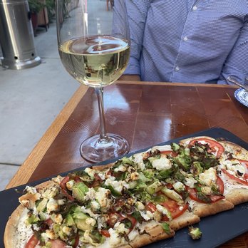 Mazal - Ricotta & goat cheese flatbread - Wine Bars Near Me - Los Angeles, California Mazal - Ricotta & goat cheese flatbread - Wine Bars Near Me - Los Angeles, California