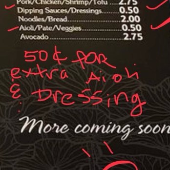 Kibi's Cafe - Petty to charge 50 cents for aioli and dressing, when both items needed it. - Sandwiches Near Me - Orinda, California Kibi's Cafe - Petty to charge 50 cents for aioli and dressing, when both items needed it. - Sandwiches Near Me - Orinda, California
