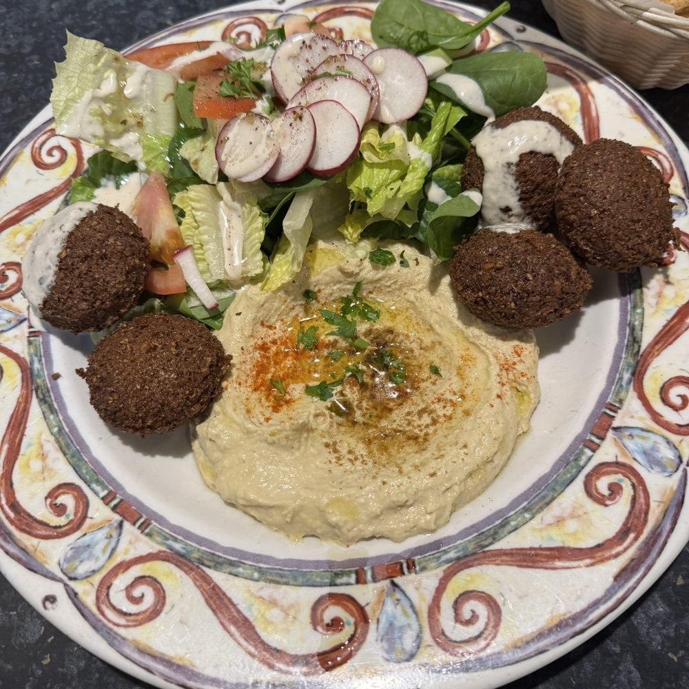 Falafel Hummus Platter