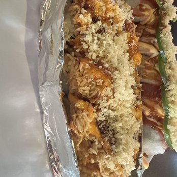 Rock N Roll Sushi - Volcano Roll close up - Sushi Bars Near Me - Gulfport, Mississippi Rock N Roll Sushi - Volcano Roll close up - Sushi Bars Near Me - Gulfport, Mississippi