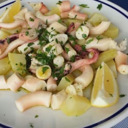 Elettra - Salade de poulpe au citron et l'huile d'olive