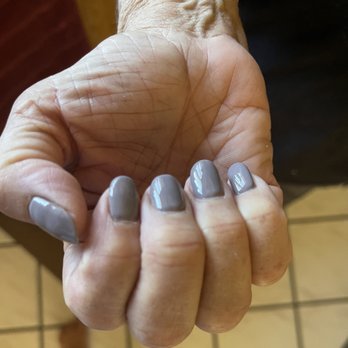 Luxe Nail - Finish left "wavy" - Nail Salons Near Me - Tucson, Arizona