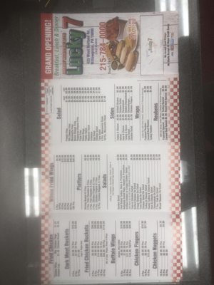 Menu photo 2 Lucky 7 Deli Willow Grove, PA Menu photo 2 Lucky 7 Deli Willow Grove, PA