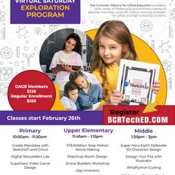 WhizLearning Kids - GAGE Saturday Workshops Online