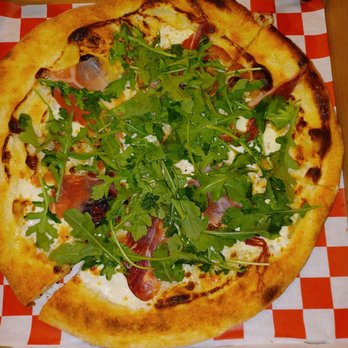 Grata’s Pizzeria - Ricotta E Limone Prosciutto, arugula, white sauce, deliciousness - Pizza Near Me - Austin, Texas Grata’s Pizzeria - Ricotta E Limone Prosciutto, arugula, white sauce, deliciousness - Pizza Near Me - Austin, Texas
