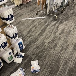 Target - Price labels and items on the floor