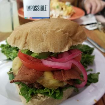 Cashew - Daily special: Avocado Bacon Impossible Burger with a side of Garlic Kale - Vegan Near Me - Chattanooga, Tennessee