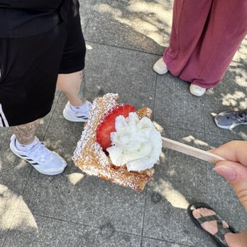 Eat Seattle Tours - Mr. Waffles waffle bite - Food Tours Near Me - Seattle, Washington Eat Seattle Tours - Mr. Waffles waffle bite - Food Tours Near Me - Seattle, Washington