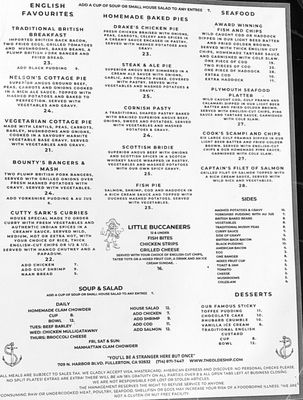 Menu photo 5 The Olde Ship Fullerton, CA