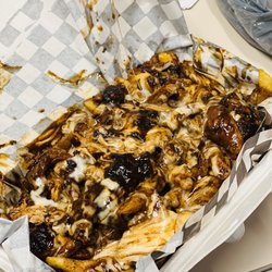 Chris Jerk Caribbean Bistro - Jerk Chicken Shawarma Poutine