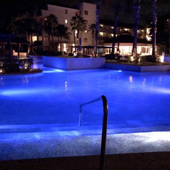Secrets Playa Mujeres - Pool at night - Resorts Near Me - Cancún, ROO Secrets Playa Mujeres - Pool at night - Resorts Near Me - Cancún, ROO