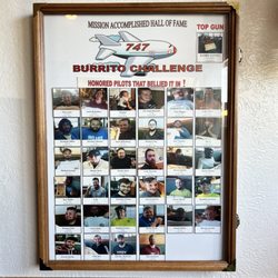 Habaneros Mexican Restaurant - Winner board (not up to date)