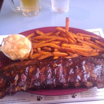 Barnaby's Cafe - Ribs with Sweet Potato Fries - Breakfast & Brunch Near Me - Houston, Texas