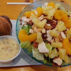 True North Marketplace - Massive Chicken Hawaiian salad, poppyseed dressing and popover.