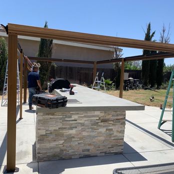 StraightUp Home Improvement - Assembling large gazebo over outdoor bbq island - Handyman Near Me StraightUp Home Improvement - Assembling large gazebo over outdoor bbq island - Handyman Near Me