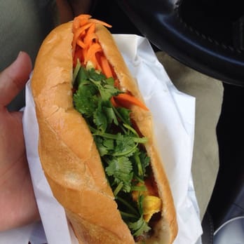Vina Bakery - Pork egg banh mi. No jalapeño. - Bakeries Near Me - Houston, Texas Vina Bakery - Pork egg banh mi. No jalapeño. - Bakeries Near Me - Houston, Texas