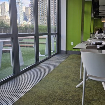 Green Fig - Inside the rooftop - New American Near Me - New York, New York