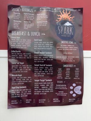 Menu photo 2 The Spark Mobile Cafe Eugene, OR