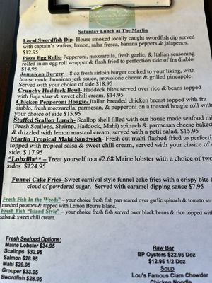 Menu photo 1 Green Marlin Restaurant And Bar Vero Beach, FL Menu photo 1 Green Marlin Restaurant And Bar Vero Beach, FL