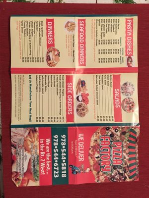 Menu photo 4 Pizza Factory Orange, MA