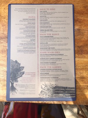 Menu photo 1 Barefoot Bar Lahaina, HI Menu photo 1 Barefoot Bar Lahaina, HI