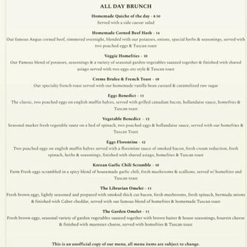 Bintliff’s Corner Brew - Menu - Breakfast & Brunch Near Me - Gardiner, Maine
