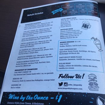 The King Eddy - Burgers Near Me - Ottawa, Ontario