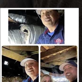 Air Flow Bros - A fantastic duct repair by Paul, the owner. Thanks again - Heating & Air Conditioning/HVAC Near Me - Whittier, California