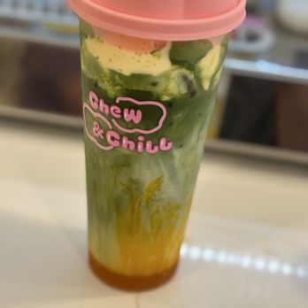 Chew & Chill - Mango cloud matcha - Art Classes Near Me - Gaithersburg, Maryland