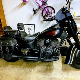 They've repaired eight thousand dollars worth of damage, and changed out the exhaust.
