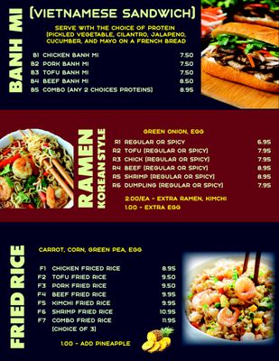 Menu photo 7 Pho U plus Burger Auburn, WA