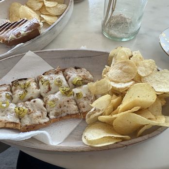 Apartment Cafe - Kanape with house made chips and panini in the back - Coffee & Tea Near Me - Rancho Cucamonga, California