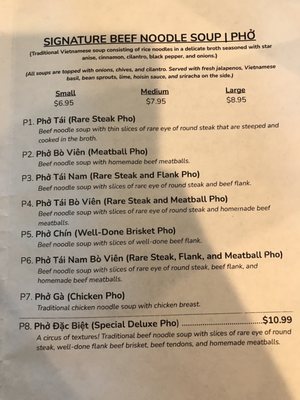 Menu photo 5 Pho-4-Ever Webb City, MO