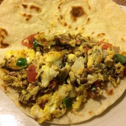 Machacado a la Mexicana taco Machacado a la Mexicana taco