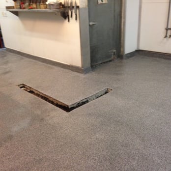 Jetrock Epoxy Flooring System In Commercial Kitchen Yelp
