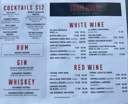 Crazy Horse Kitchen and Bar by null