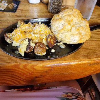 Two Cracked Eggs Cafe - Country style eggs and the ginormous tasteless buscuit - Breakfast & Brunch Near Me - Savannah, Georgia