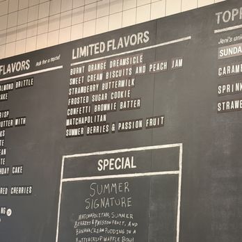 Jeni's Splendid Ice Creams - Menu May 30,2026 - Ice Cream & Frozen Yogurt Near Me - Chicago, Illinois