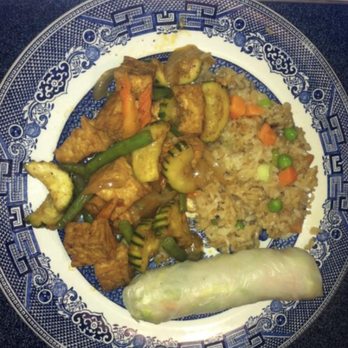 Bangkok Spice - Pad prik king no fish sauce with fried tofu, fried rice no egg, spring rolls with fried tofu - Thai Near Me - West Monroe, Louisiana Bangkok Spice - Pad prik king no fish sauce with fried tofu, fried rice no egg, spring rolls with fried tofu - Thai Near Me - West Monroe, Louisiana